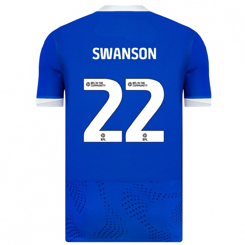 Danxen Herren Zak Swanson #22 Blau Weiß Heimtrikot Trikot 2025/26 T-Shirt