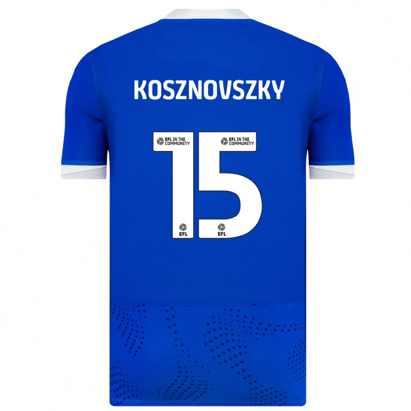 Danxen Herren Márk Kosznovszky #15 Blau Weiß Heimtrikot Trikot 2025/26 T-Shirt