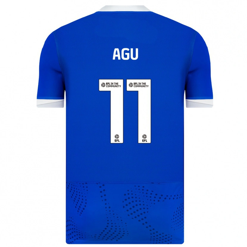 Danxen Herren Chinedu Agu #11 Blau Weiß Heimtrikot Trikot 2025/26 T-Shirt