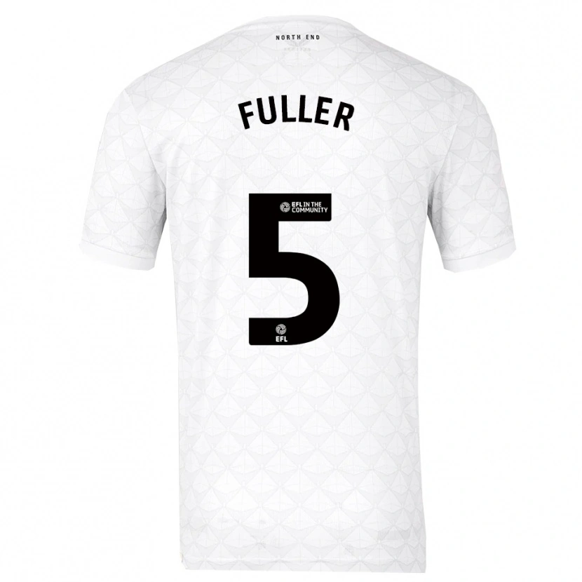 Danxen Herren Olivia Fuller #5 Weiß Rot Heimtrikot Trikot 2025/26 T-Shirt
