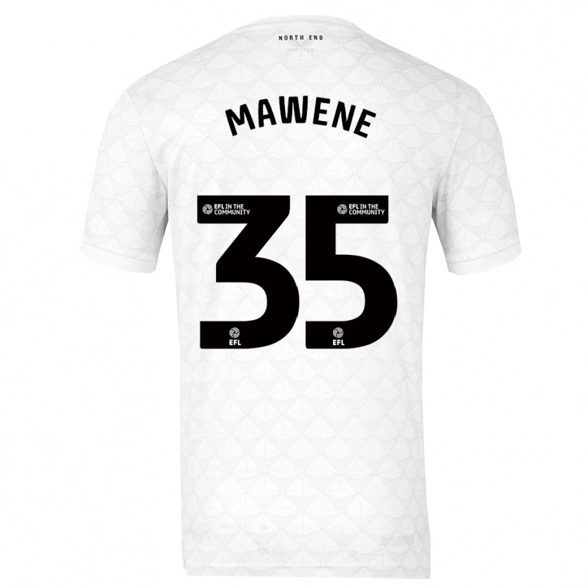 Danxen Herren Noah Mawene #35 Weiß Rot Heimtrikot Trikot 2025/26 T-Shirt