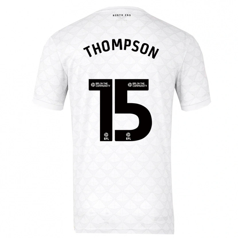 Danxen Herren Jordan Thompson #15 Weiß Rot Heimtrikot Trikot 2025/26 T-Shirt
