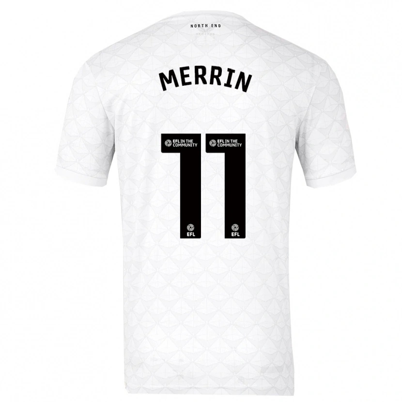Danxen Herren Laura Merrin #11 Weiß Rot Heimtrikot Trikot 2025/26 T-Shirt