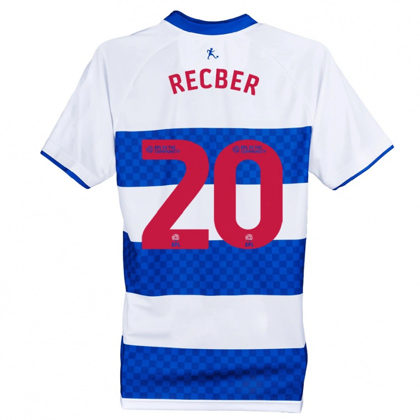 Danxen Herren Burak Recber #20 Blau Weiß Heimtrikot Trikot 2025/26 T-Shirt