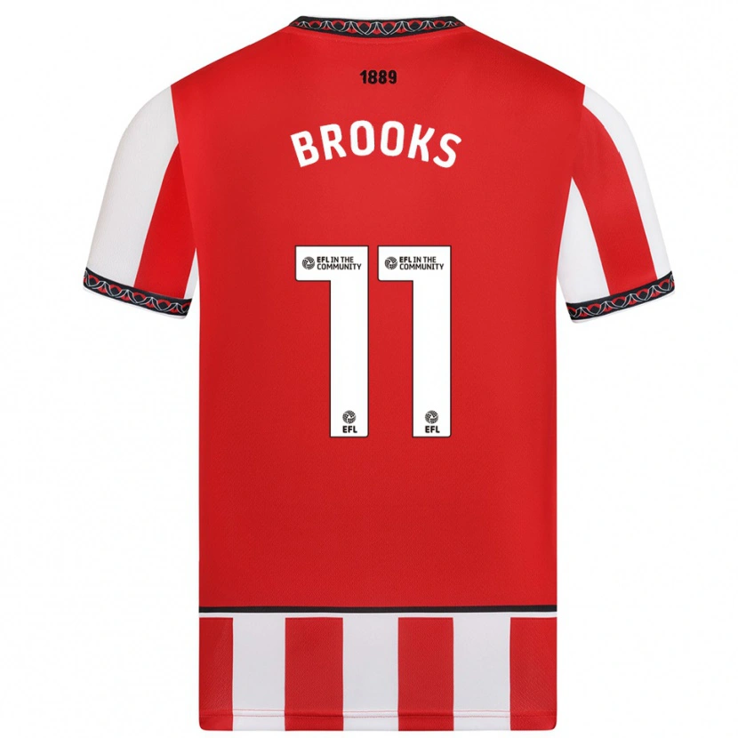 Danxen Herren Andre Brooks #11 Rot Weiß Heimtrikot Trikot 2025/26 T-Shirt