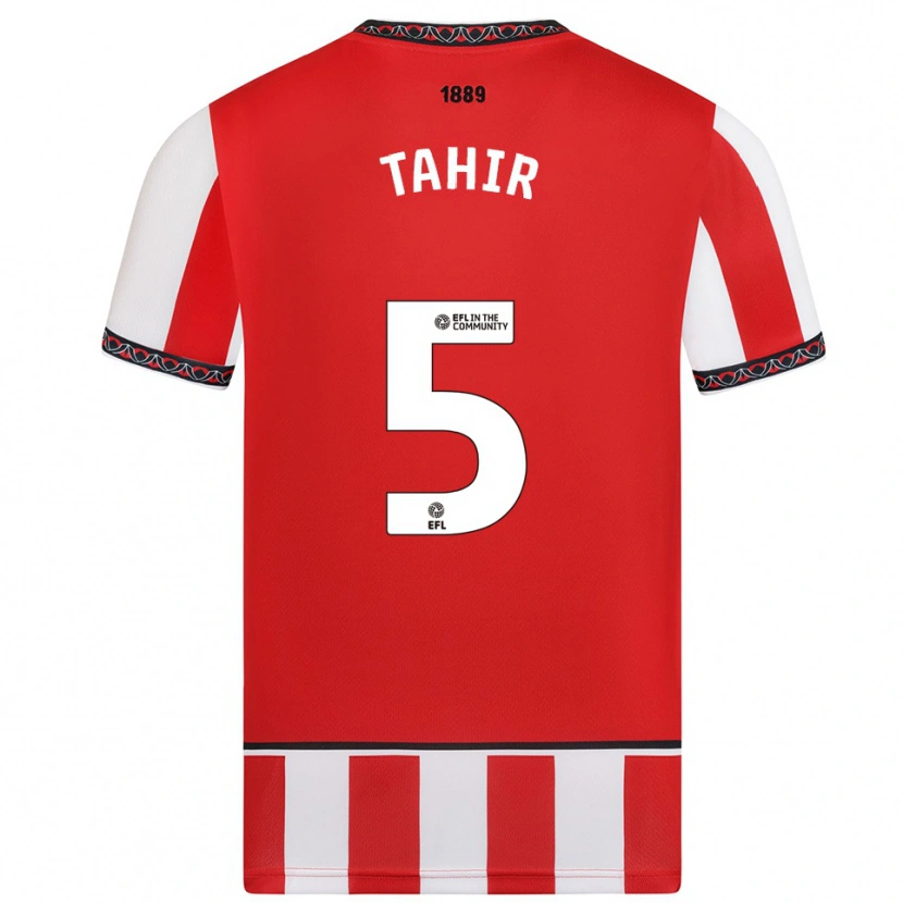 Danxen Herren Zain Tahir #5 Rot Weiß Heimtrikot Trikot 2025/26 T-Shirt