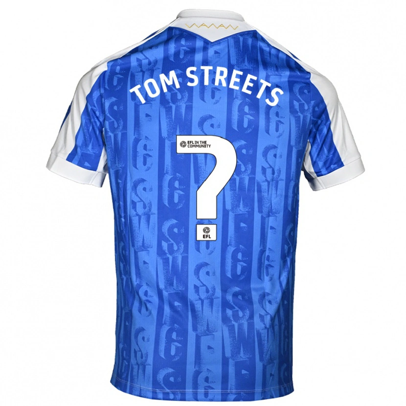 Danxen Herren Tom Streets #0 Blau Weiß Heimtrikot Trikot 2025/26 T-Shirt