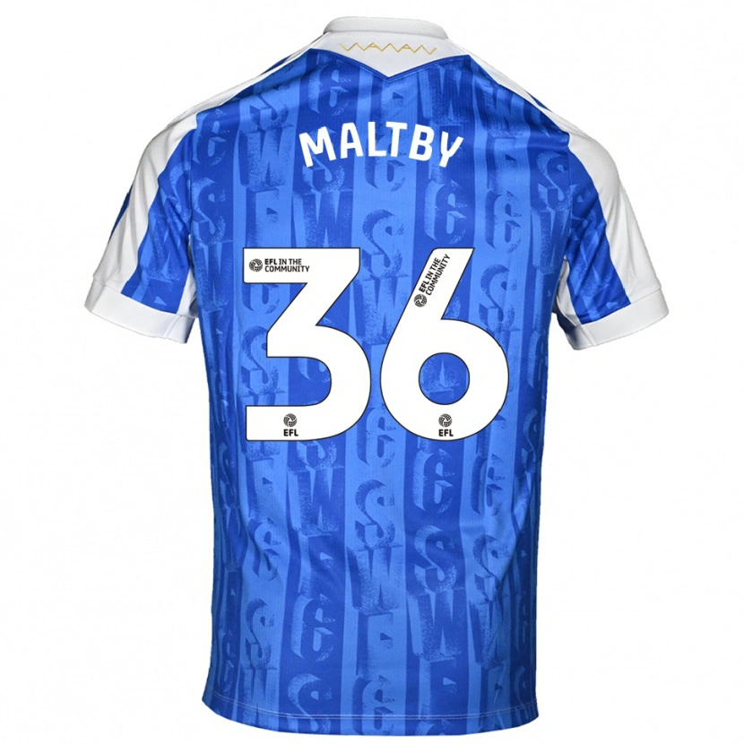 Danxen Herren Mackenzie Maltby #36 Blau Weiß Heimtrikot Trikot 2025/26 T-Shirt