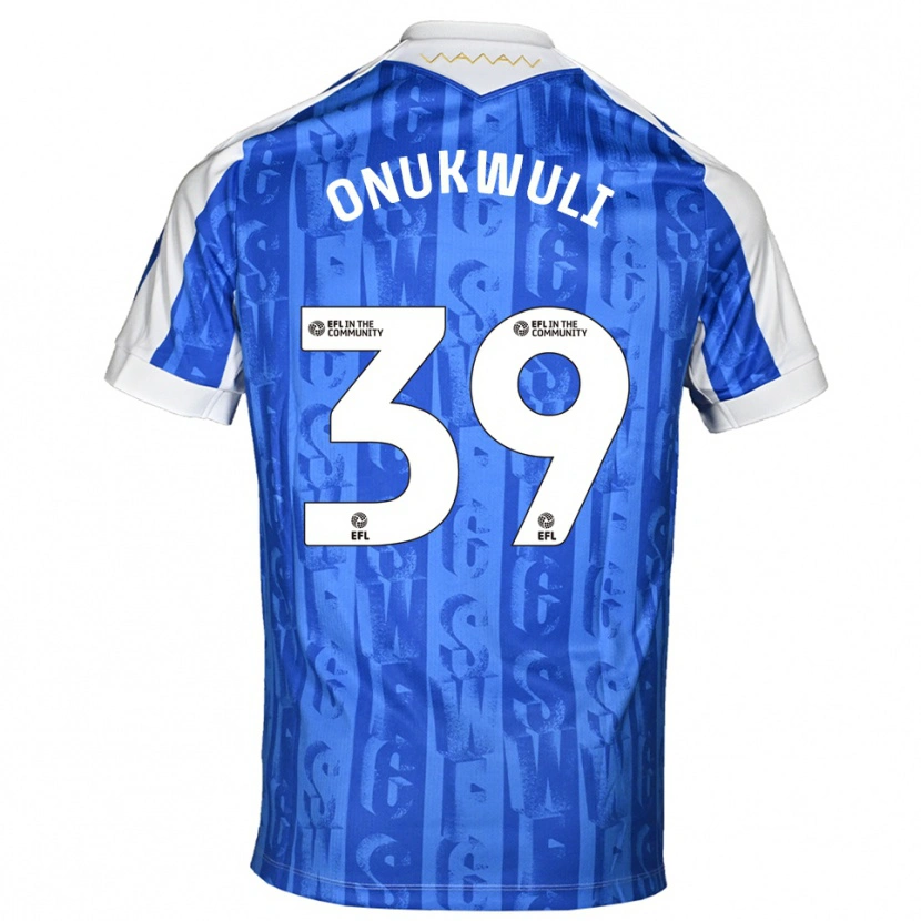 Danxen Herren Favour Onukwuli #39 Blau Weiß Heimtrikot Trikot 2025/26 T-Shirt