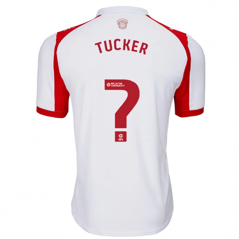 Danxen Herren Ruby Tucker #0 Weiß Rot Heimtrikot Trikot 2025/26 T-Shirt