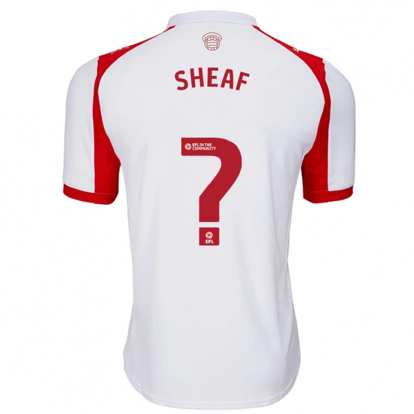Danxen Herren Ben Sheaf #0 Weiß Rot Heimtrikot Trikot 2025/26 T-Shirt