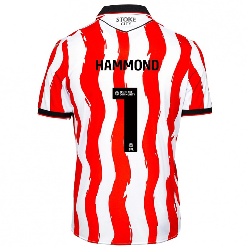Danxen Herren Alek Hammond #1 Weiß Rot Heimtrikot Trikot 2025/26 T-Shirt