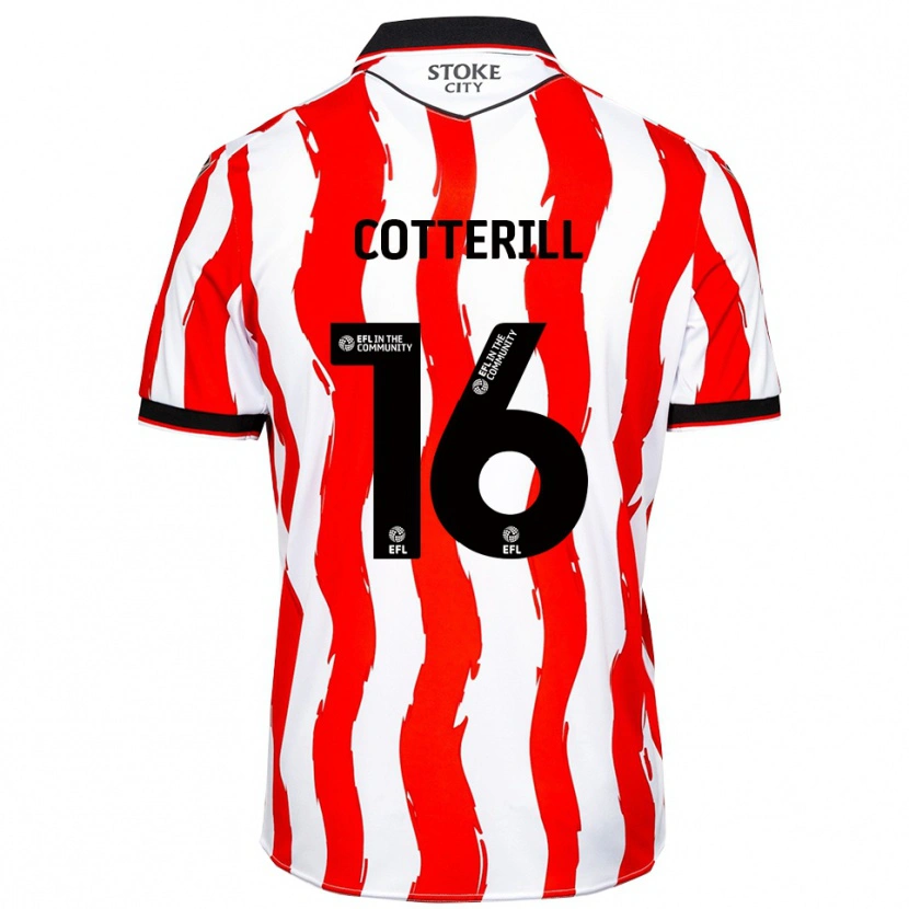Danxen Herren Alex Cotterill #16 Weiß Rot Heimtrikot Trikot 2025/26 T-Shirt
