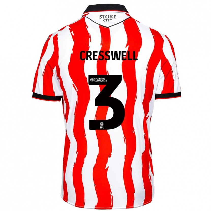 Danxen Herren Aaron Cresswell #3 Weiß Rot Heimtrikot Trikot 2025/26 T-Shirt
