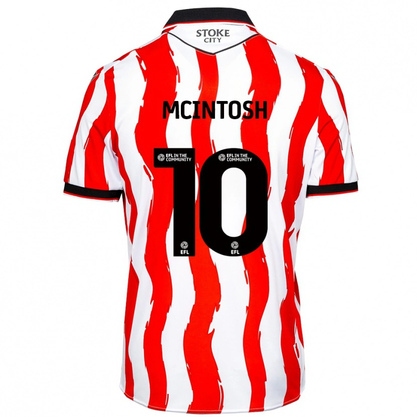 Danxen Herren Ruben Mcintosh #10 Weiß Rot Heimtrikot Trikot 2025/26 T-Shirt