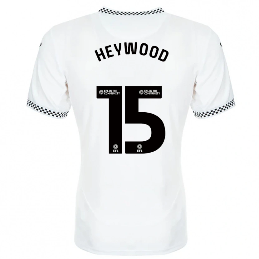 Danxen Herren Carter Heywood #15 Weiß Orange Heimtrikot Trikot 2025/26 T-Shirt