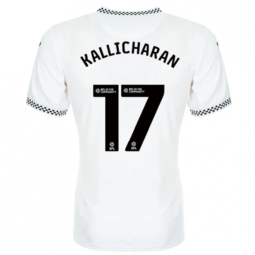 Danxen Herren Josiah Kallicharan #17 Weiß Orange Heimtrikot Trikot 2025/26 T-Shirt