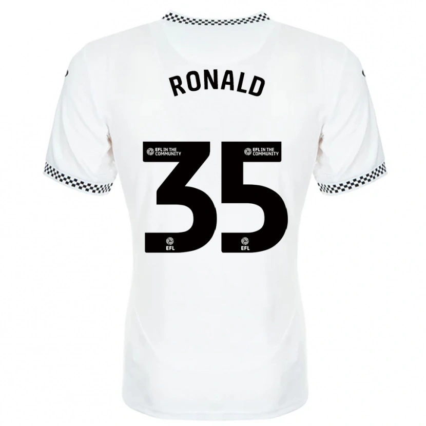 Danxen Herren Ronald #35 Weiß Orange Heimtrikot Trikot 2025/26 T-Shirt