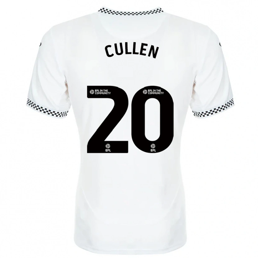Danxen Herren Liam Cullen #20 Weiß Orange Heimtrikot Trikot 2025/26 T-Shirt
