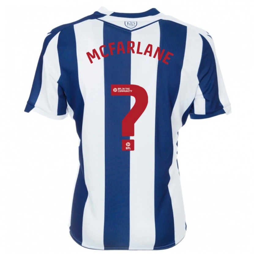 Danxen Herren Ellie Mcfarlane #0 Marine Weiß Heimtrikot Trikot 2025/26 T-Shirt