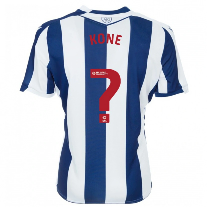 Danxen Herren Cheick Kone #0 Marine Weiß Heimtrikot Trikot 2025/26 T-Shirt