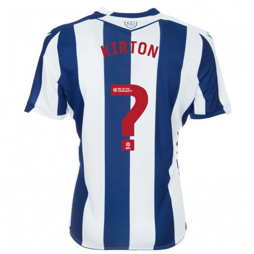 Danxen Herren Archie Kirton #0 Marine Weiß Heimtrikot Trikot 2025/26 T-Shirt