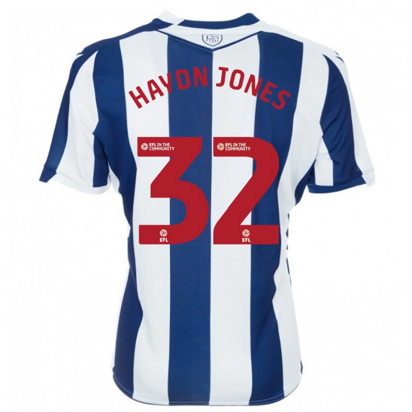 Danxen Herren Mackenzie Haydn Jones #32 Marine Weiß Heimtrikot Trikot 2025/26 T-Shirt