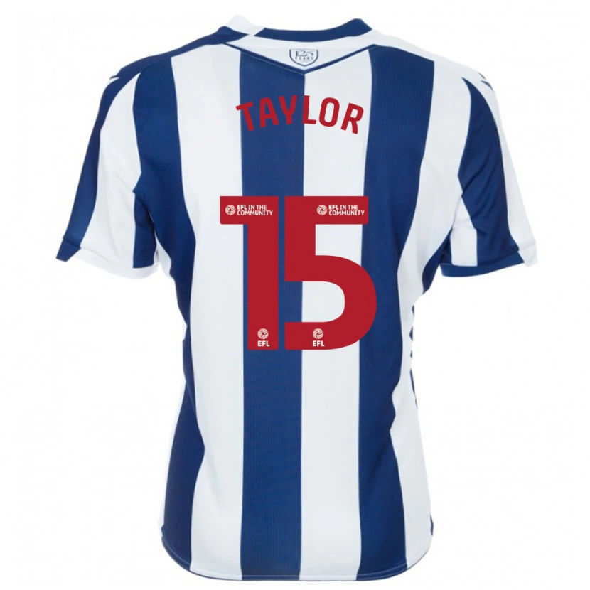 Danxen Herren Caleb Taylor #15 Marine Weiß Heimtrikot Trikot 2025/26 T-Shirt