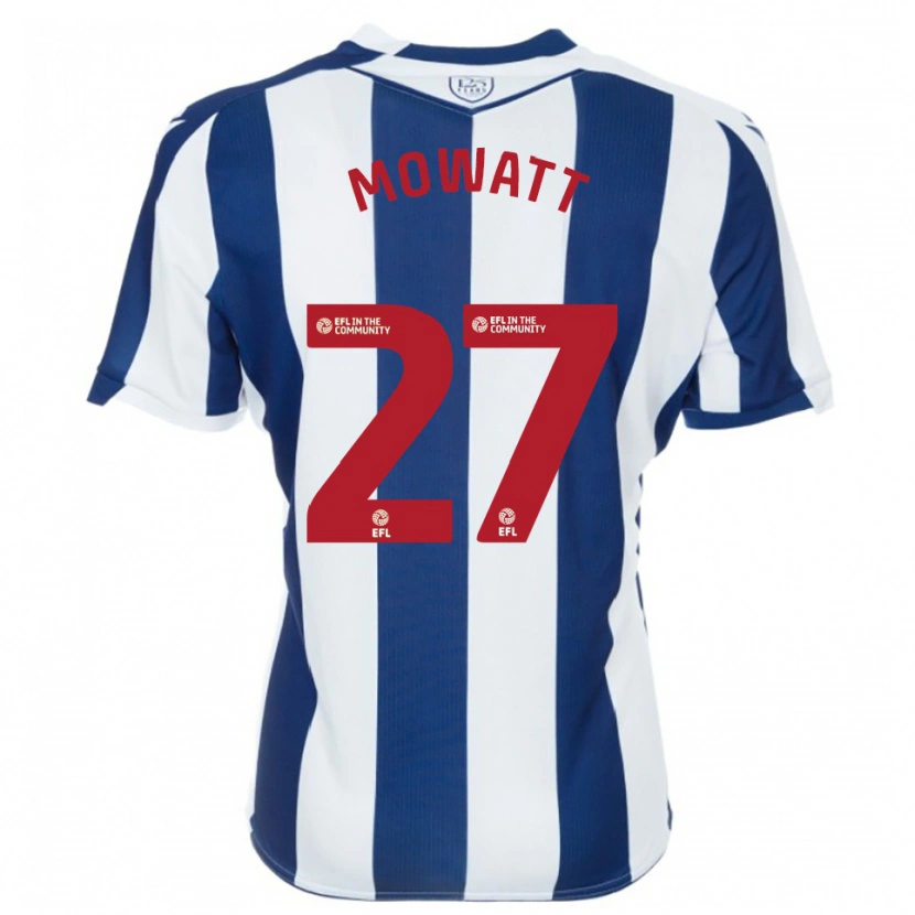 Danxen Herren Alex Mowatt #27 Marine Weiß Heimtrikot Trikot 2025/26 T-Shirt