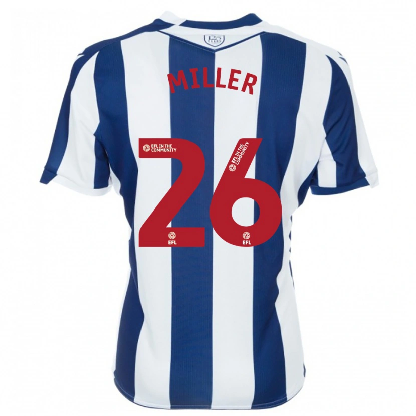 Danxen Herren Nna Miller #26 Marine Weiß Heimtrikot Trikot 2025/26 T-Shirt