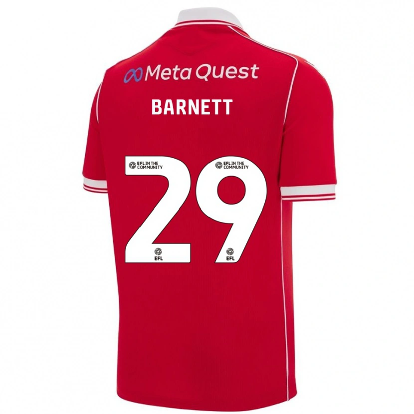 Danxen Herren Ryan Barnett #29 Rot Weiß Heimtrikot Trikot 2025/26 T-Shirt