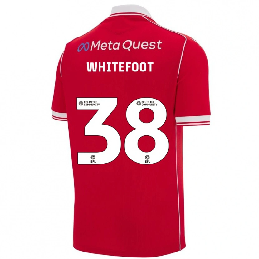 Danxen Herren Lily Whitefoot #38 Rot Weiß Heimtrikot Trikot 2025/26 T-Shirt