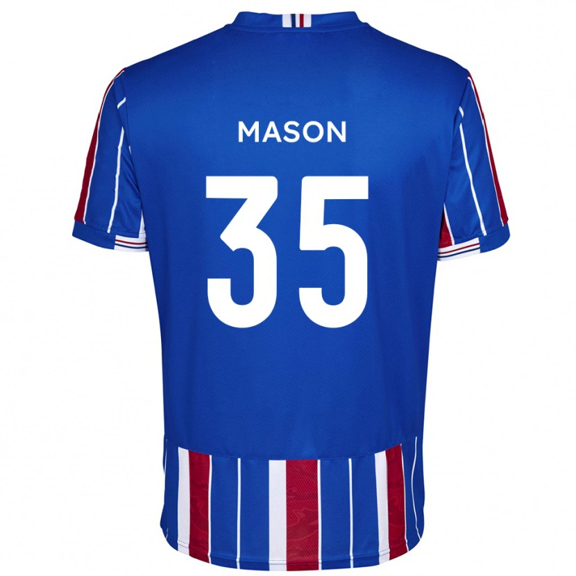 Danxen Herren Seb Mason #35 Blau Rot Weiß Heimtrikot Trikot 2025/26 T-Shirt