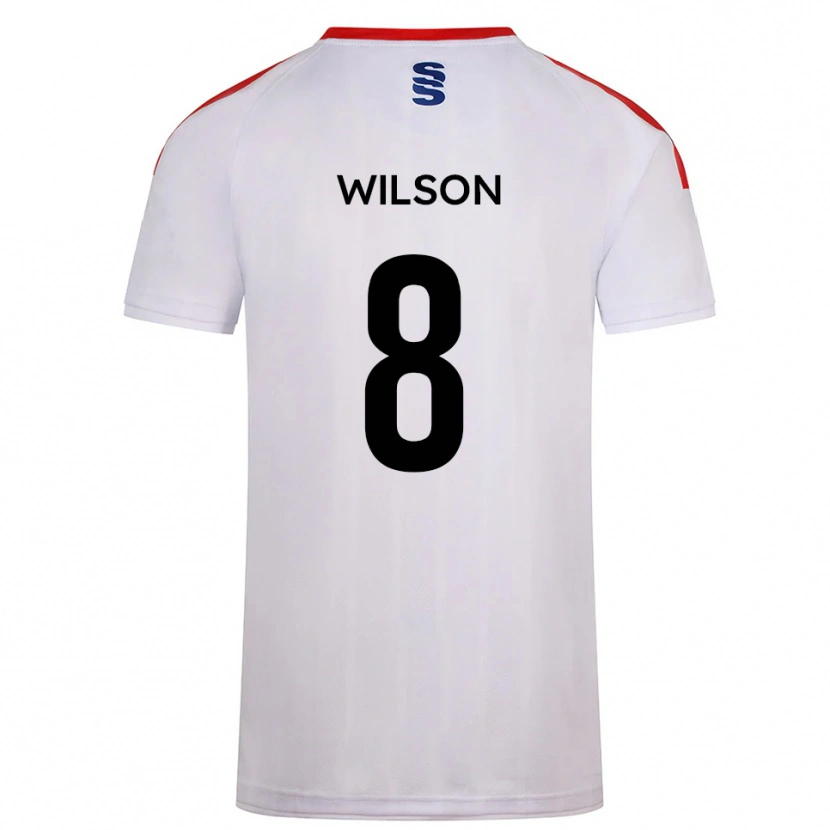 Danxen Herren George Wilson #8 Weiß Marine Heimtrikot Trikot 2025/26 T-Shirt