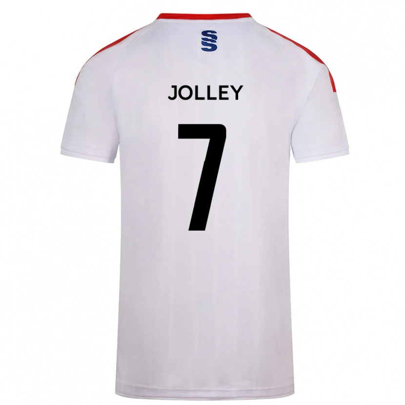 Danxen Herren Charlie Jolley #7 Weiß Marine Heimtrikot Trikot 2025/26 T-Shirt