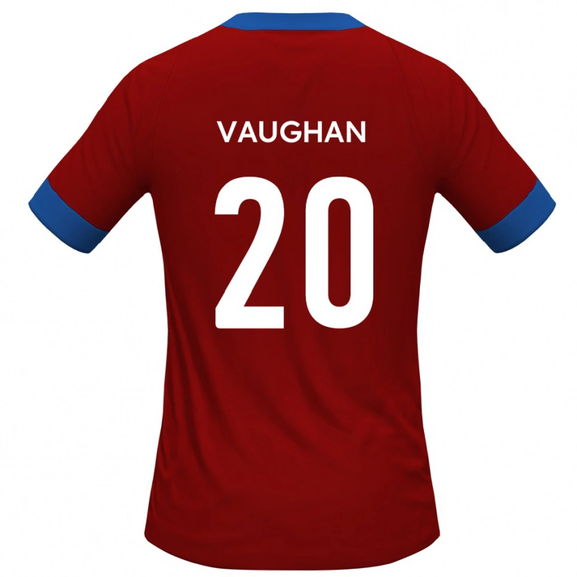 Danxen Herren Haydon Vaughan #20 Rot Blau Heimtrikot Trikot 2025/26 T-Shirt