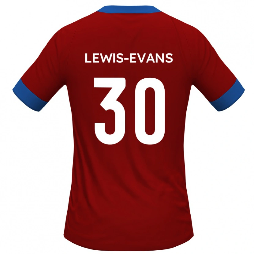 Danxen Herren Joe Lewis-Evans #30 Rot Blau Heimtrikot Trikot 2025/26 T-Shirt