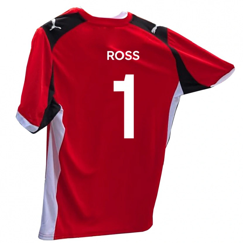 Danxen Herren Ethan Ross #1 Rot Weiß Heimtrikot Trikot 2025/26 T-Shirt