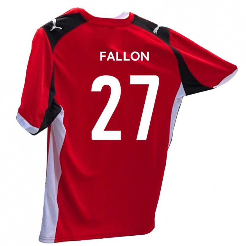 Danxen Herren Louie Fallon #27 Rot Weiß Heimtrikot Trikot 2025/26 T-Shirt