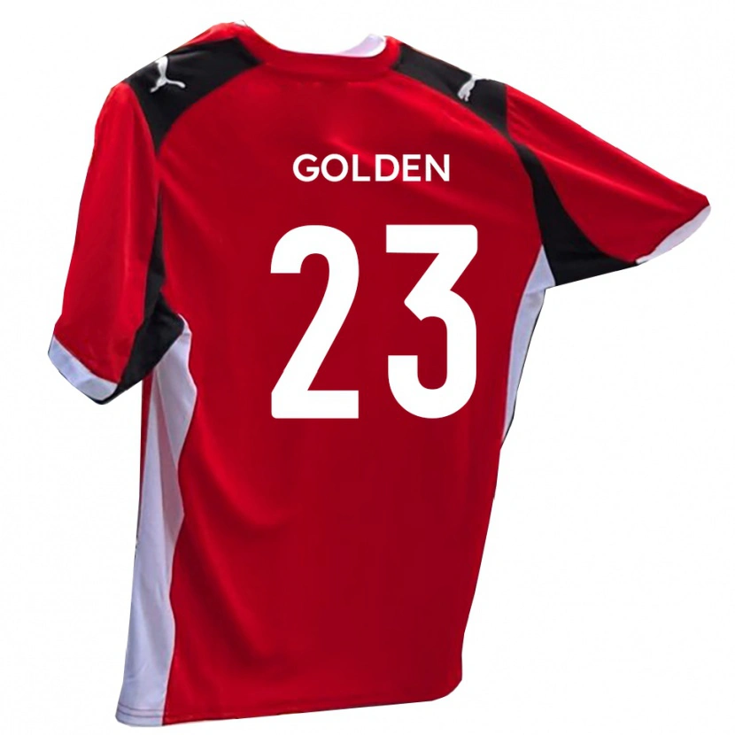 Danxen Herren Tylor Golden #23 Rot Weiß Heimtrikot Trikot 2025/26 T-Shirt