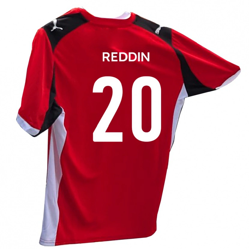 Danxen Herren Kahrel Reddin #20 Rot Weiß Heimtrikot Trikot 2025/26 T-Shirt