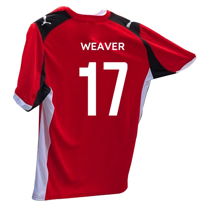 Danxen Herren Lucas Weaver #17 Rot Weiß Heimtrikot Trikot 2025/26 T-Shirt