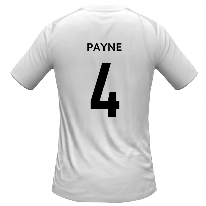 Danxen Herren Jack Payne #4 Weiß Grau Heimtrikot Trikot 2025/26 T-Shirt