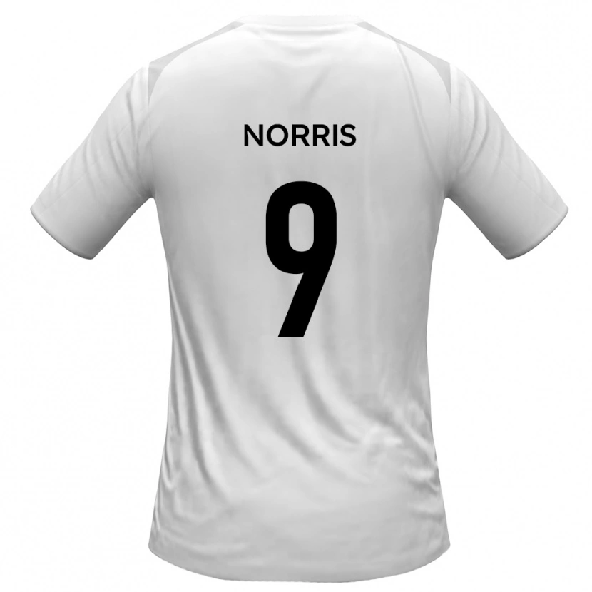 Danxen Herren Luke Norris #9 Weiß Grau Heimtrikot Trikot 2025/26 T-Shirt