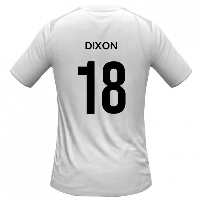 Danxen Herren Junior Dixon #18 Weiß Grau Heimtrikot Trikot 2025/26 T-Shirt