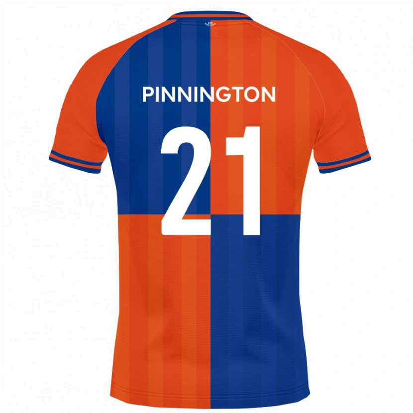 Danxen Herren Jacob Pinnington #21 Orange Königsblau Heimtrikot Trikot 2025/26 T-Shirt