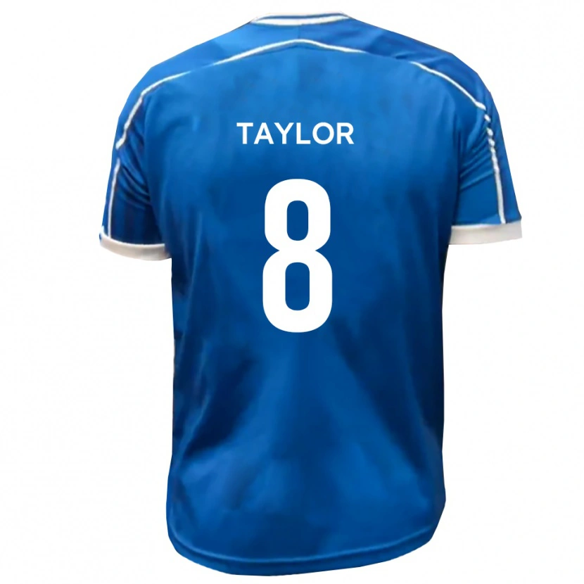 Danxen Herren Jake Taylor #8 Blau Weiß Heimtrikot Trikot 2025/26 T-Shirt