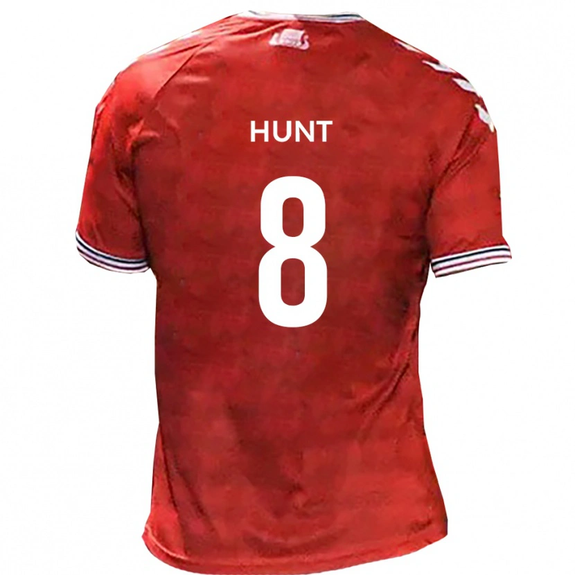 Danxen Herren Alex Hunt #8 Rot Weiß Heimtrikot Trikot 2025/26 T-Shirt