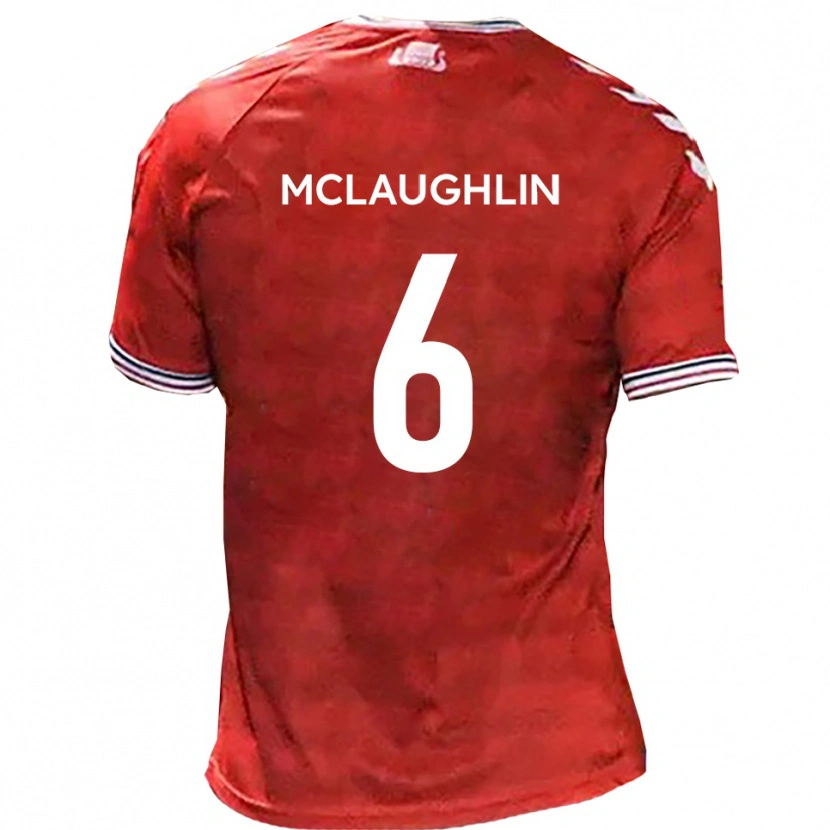 Danxen Herren Paddy Mclaughlin #6 Rot Weiß Heimtrikot Trikot 2025/26 T-Shirt