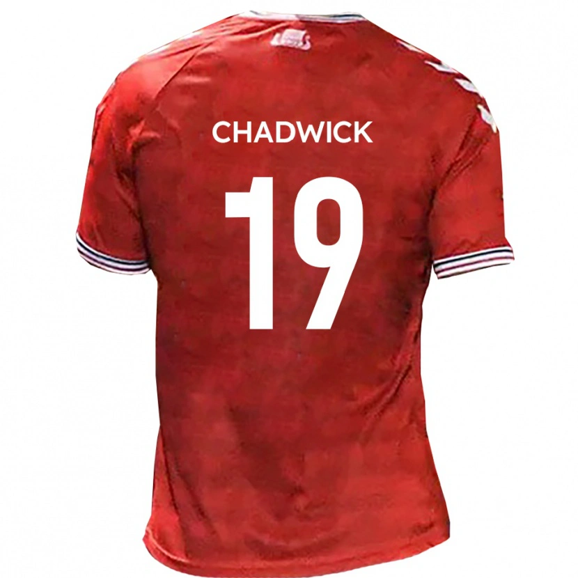 Danxen Herren Billy Chadwick #19 Rot Weiß Heimtrikot Trikot 2025/26 T-Shirt